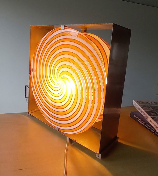 A.V. Mazzega spiral LT 217 lamp by Carlo Nason