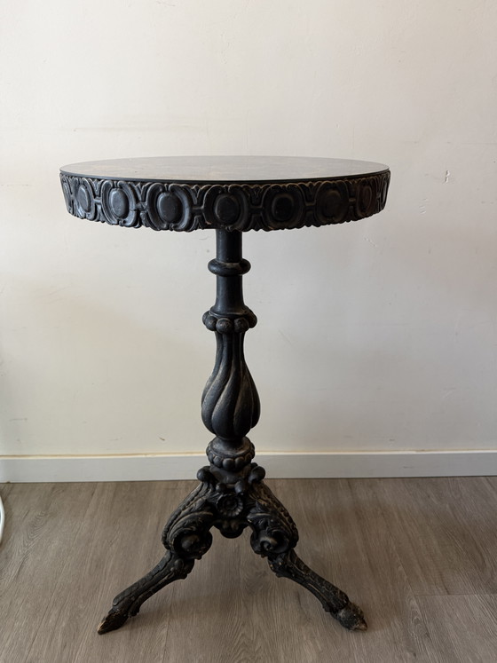 Zwart Vintage Bijzettafeltje – Wood (photo 3 of 9)