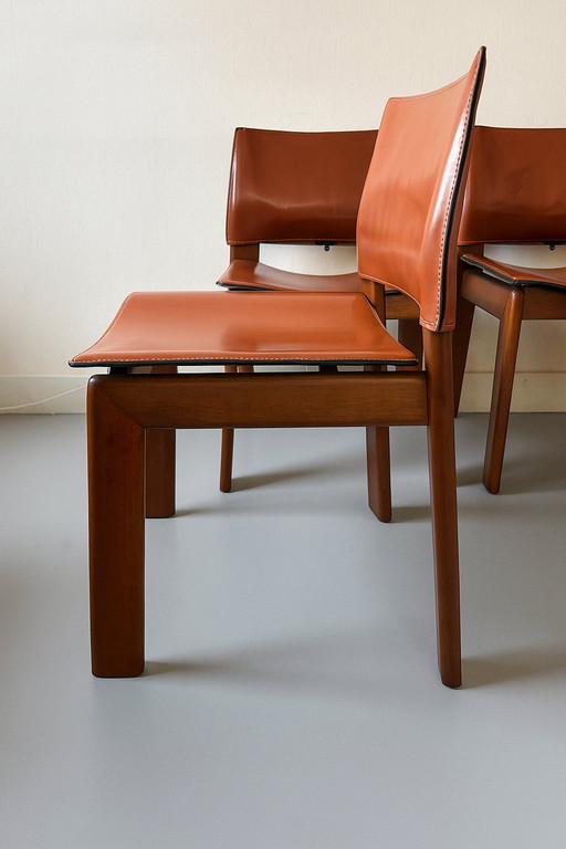 4 Afra & Tobias ScArpa leather chairs