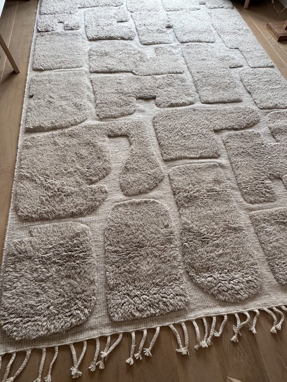 Image 1 of Tappeto Rugvista in lana Eros grigio 200x300 cm