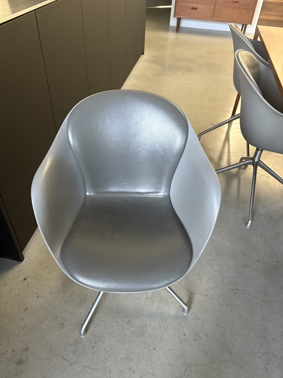 Image 1 of 6x Esszimmerstühle aus Leder von BoConcept, grau