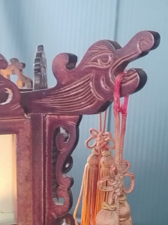 Image 1 of Lanterne de palais chinois (Gong Deng) - bois de rose