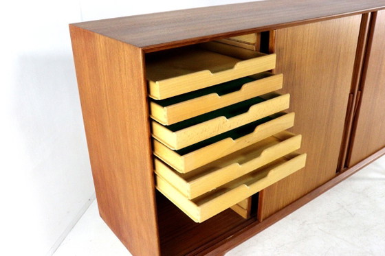 Gunni Omann For Omann Jun Model 19 Cabinet Highboard Vintage Teak – High Boards, Wood (photo 16 of 18)