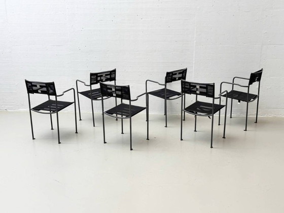 Image 1 of Spaghetti chairs with mesh upholstery by Giandomenico Belotti for Alias