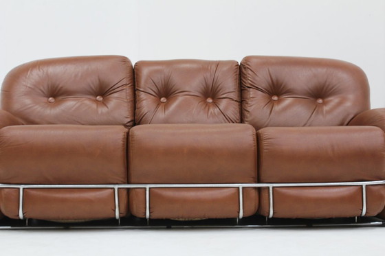 Image 1 of Vintage Okay sofa by Adriano Piazzesi Italy 1970s