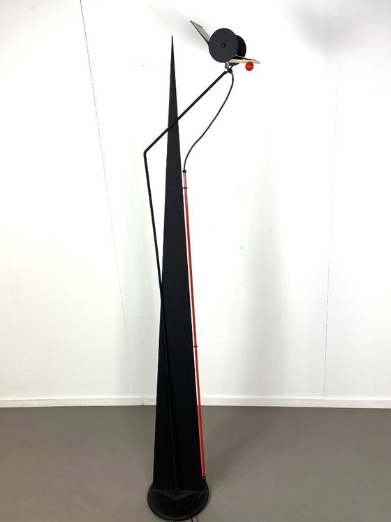 Image 1 of Postmoderne Memphis XL vloerlamp van Neukro Menden, Duitsland, jaren 80.