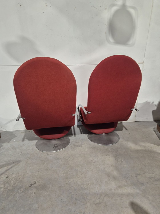 Verner Panton 123 armchairs for Fritz Hansen – Metal, Vintage (photo 5 of 6)