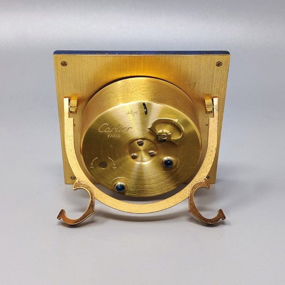 Image 1 of Wunderschöner Cartier-Wecker Pendulette aus den 1980er Jahren. Hergestellt in der Schweiz.
