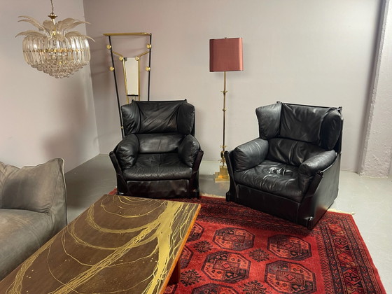 Esclusivo Set Soggiorno Designer Vintage, Mario Bellini & Viola d’Amore, B&B Italia, Divani 2 posti, Cromo (foto 7 di 15)