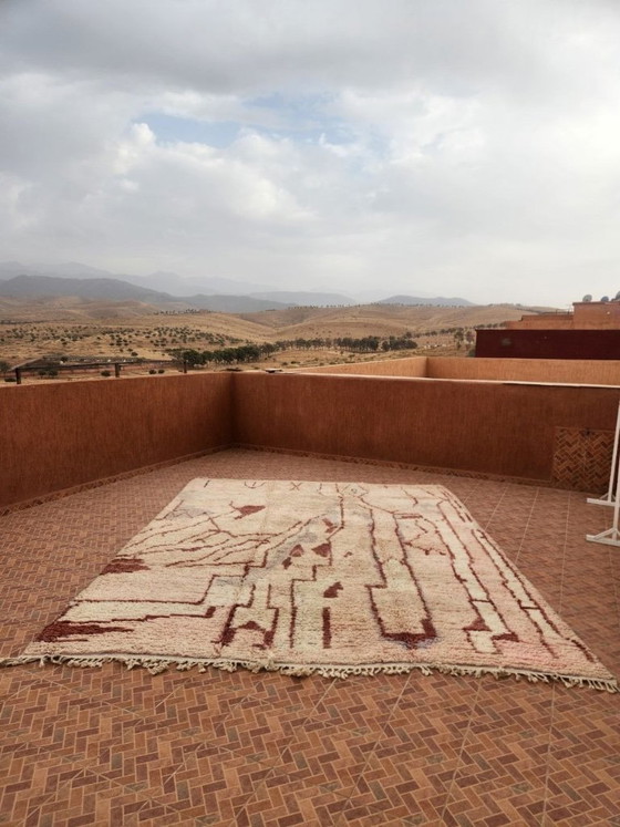 Grande tappeto Boujaad marocchino 400 × 300 cm – Stile berbero, tonalità di lana naturale – Tappeti, Wool (photo 4 of 5)