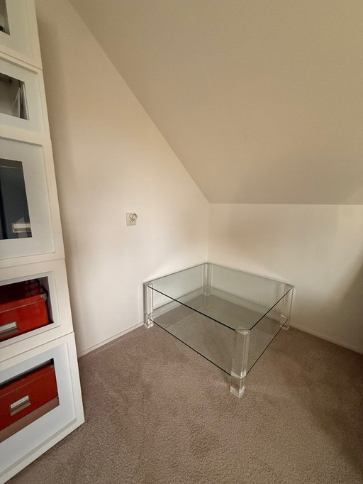 BOR Design Couchtisch aus Glas, Den Haag, 1x1m