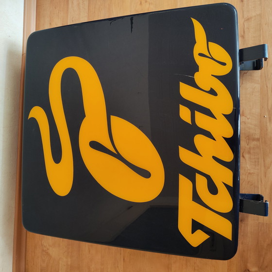 Image 1 of Tchibo coffee bean / neon sign