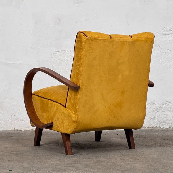 Image 1 of Par de sillones Art Déco de Jindřich Halabala para UP Závody, años 30