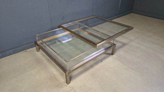 Image 1 of Vintage Sliding Top Coffee , 1970s