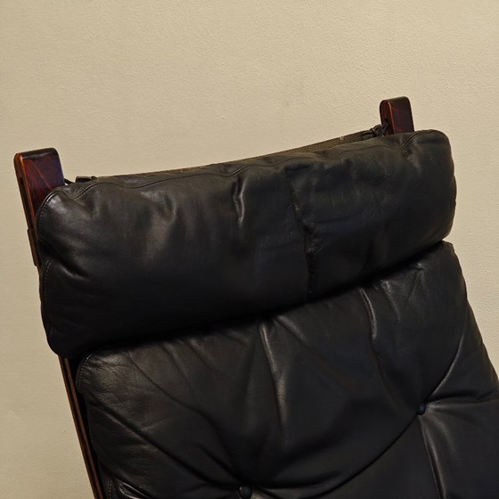 Poltrona Vintage Siesta Ingmar Relling Westnofa – Poltrone, Leather, Wood (photo 10 of 11)