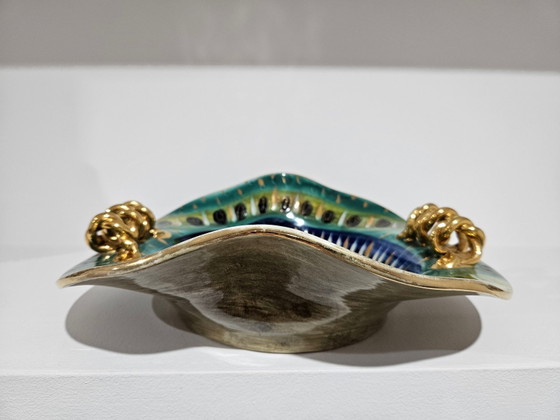 Piatto in ceramica di H. Bequet Quaregnon, Belgio, anni '50 – Stoviglie (photo 3 of 14)