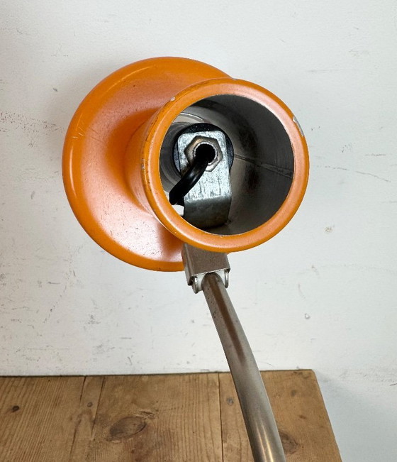 Image 1 of Vintage Orange Table Lamp , 1970s