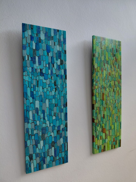 "BLUE DEL FIUME E BLUES DELLA FORESTA" – Gallery Suncorner, Arte, Wood (photo 4 of 7)