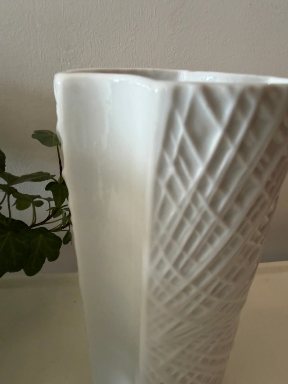 Vaso Vintage in Porcellana Bianca Bavaria – Vasi, Porcelain (photo 5 of 6)