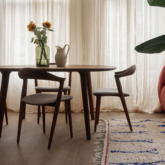 Image 1 of Tavolo Artisan Luc - Noce scuro