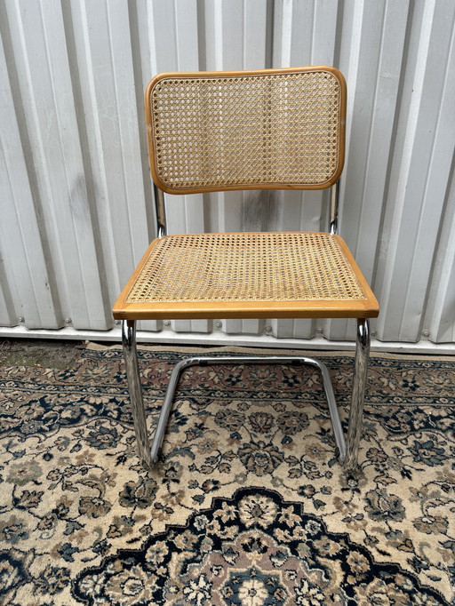 Vintage Cesca Marcel Breuer rotan stoel