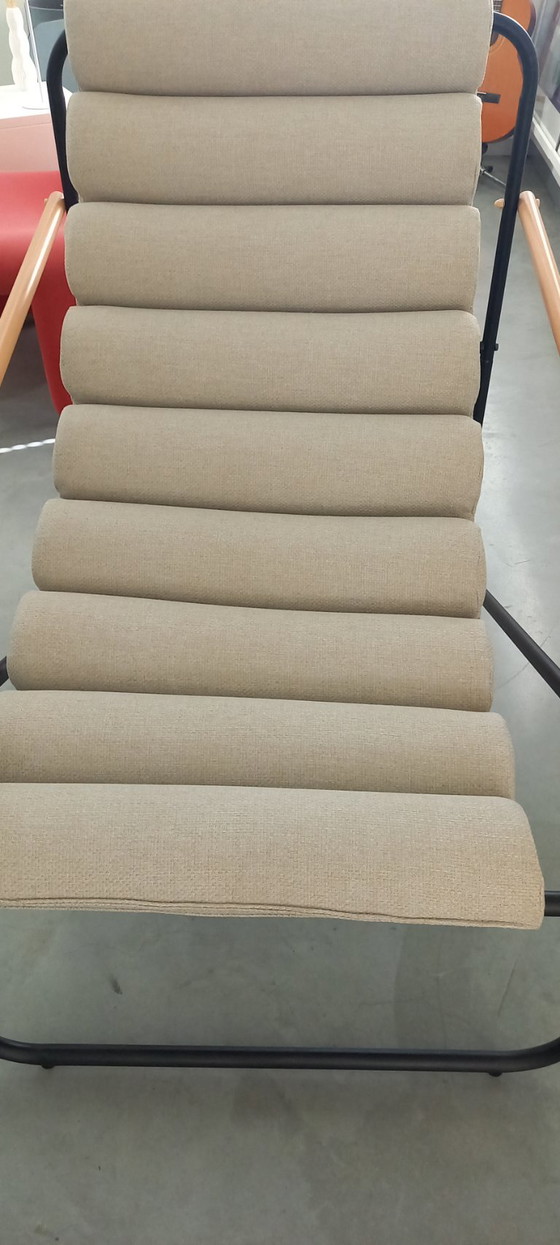 Nohr Loungeset 'Geron' Con 2 Sedie E Tavolo, Colore Beige/Nero – Poltrone, Metal, Polyester (photo 5 of 5)