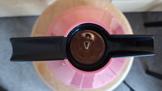 Image 1 of Vintage Emsa pink and black thermos in Memphis style in very good condition