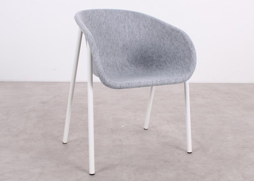 5x De Vorm LJ 1 chair gray/white