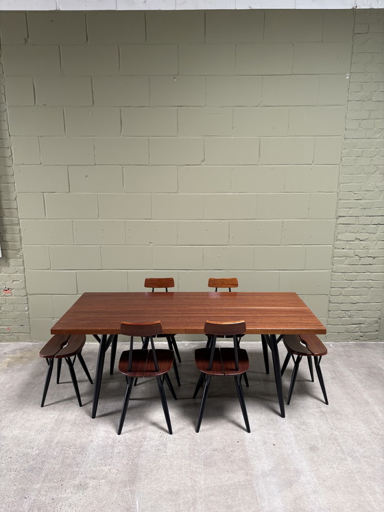 Grupo de asientos Artek modelo Pirkka de Ilmari Tapiovaara – Conjuntos de comedor, Wood (photo 2 of 15)