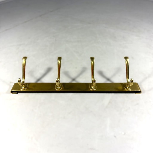Appendiabiti da parete in alluminio color oro, anni '60 – kapstokken, Aluminium (photo 2 of 11)