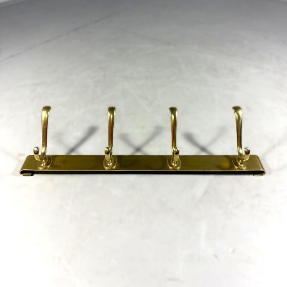 Gold-colored Aluminum Wall Coat Rack 1960s – Aluminium (photo 2 of 11)