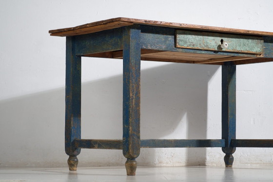 Rustic pine work table – Central Europe, circa 1900 – Desk (photo 14 of 40)