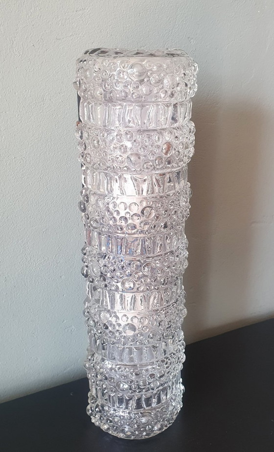 Applique murale vintage en verre bullé - 34 cm - Glashütte Limbourg. – Glashütte Limburg, Appliques murales (photo 30 of 37)