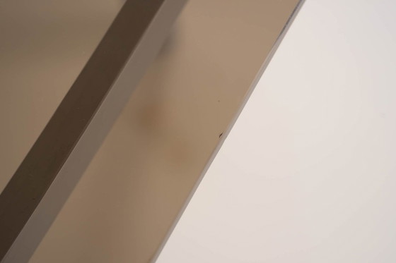 Image 1 of Mesa de comedor de cristal ahumado de los años 70