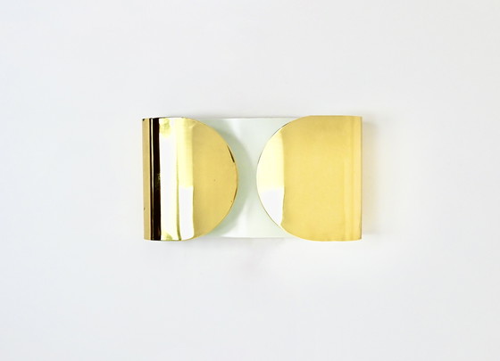Image 1 of Golden Foglio Wandleuchte von Tobia & Afra Scarpa für Flos, 1960er Jahre