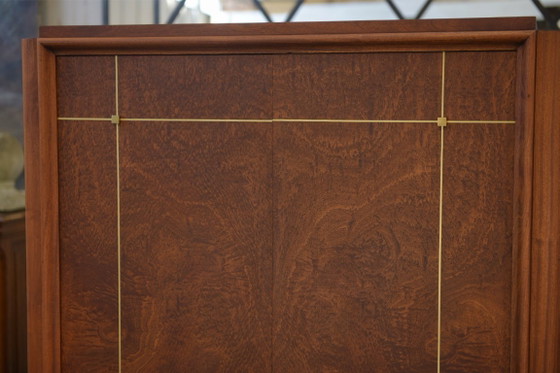 Image 1 of Armario Art Déco de caoba, muebles artísticos firmados por A. Bicchierini, años 40