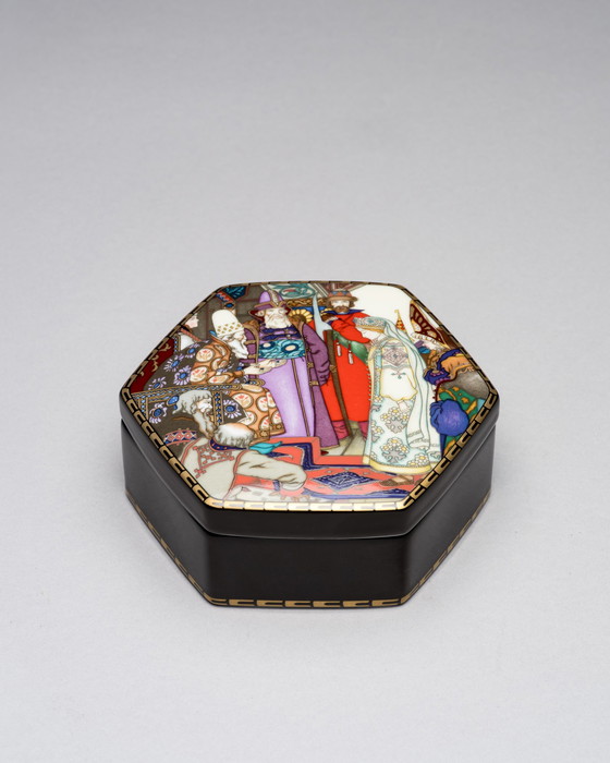 Image 1 of Heinrich Villeroy & Boch Boris Zvorykin Die Schneekönigin Russian Fairy Lid-box