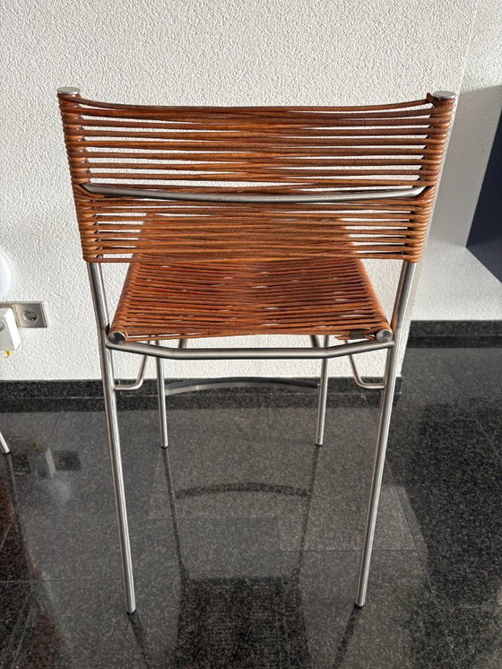 Image 1 of 4x Miss B Barstoelen Van Tito Agnoli - Pierantonio Bonacina