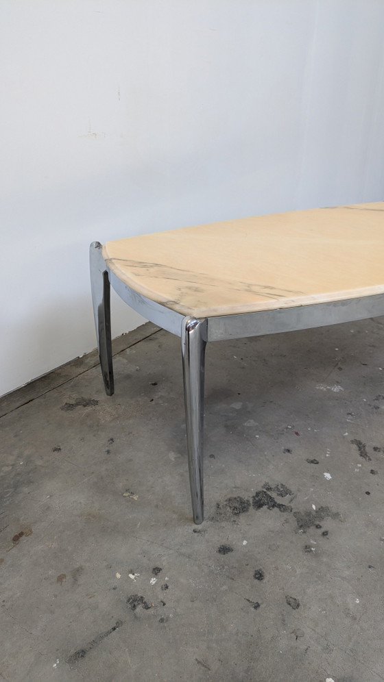 Vintage salontafel – Marble, Metal (photo 4 of 5)