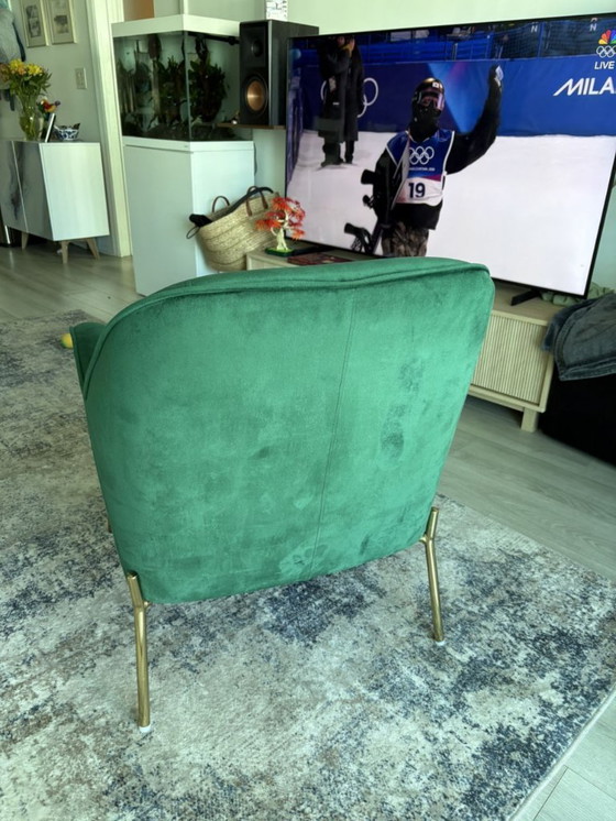 Image 1 of sedia verde