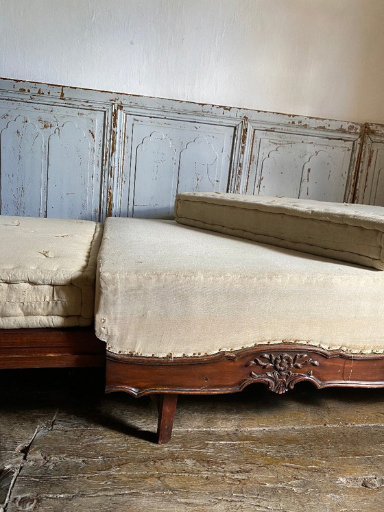Uitschuifbaar Divan of Daybed – Textiel, Hout (photo 11 of 22)