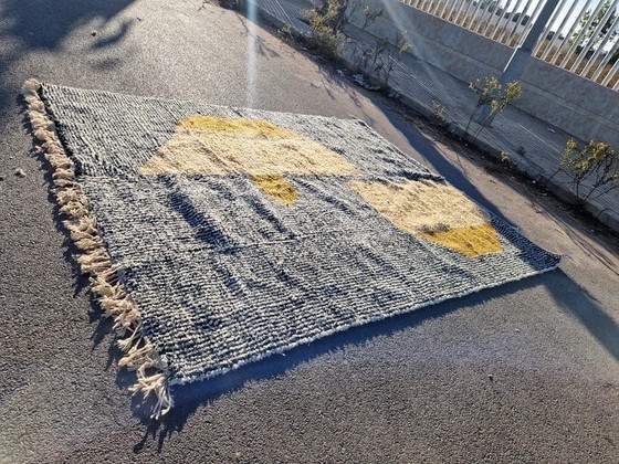 Image 1 of Tapis beni ouraine en laine pure traditionnelle taille 2,5/3 m