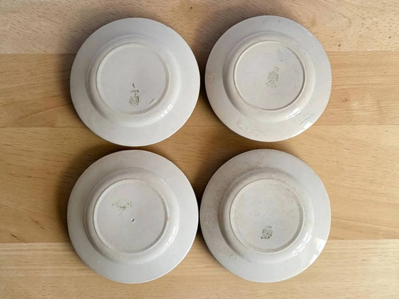 4 platos de loza, Grigny — modelo "Muguet" – Porcelain (photo 5 of 8)