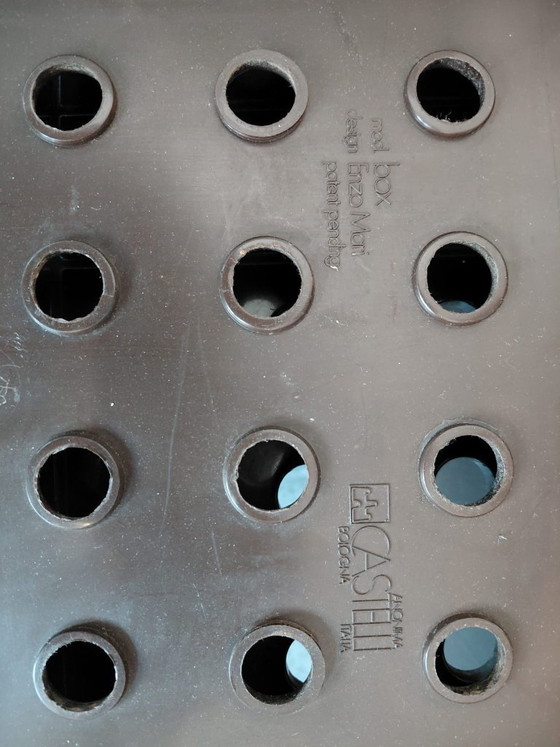 Set di 4 sedie Enzo Mari Box – Anonima Castelli, anni '70 – Sedie da pranzo, Plastica (photo 6 of 8)