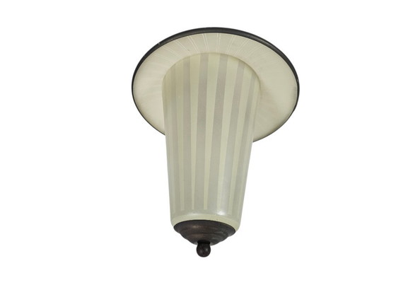 Image 1 of pendant lamp - brass - copper - lantern lamp - 1950s