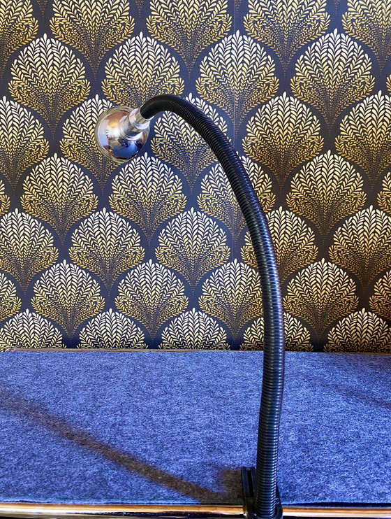 Image 1 of Lampada da tavolo Valenti con morsetto Hebi Italia anni '70 vintage cromata