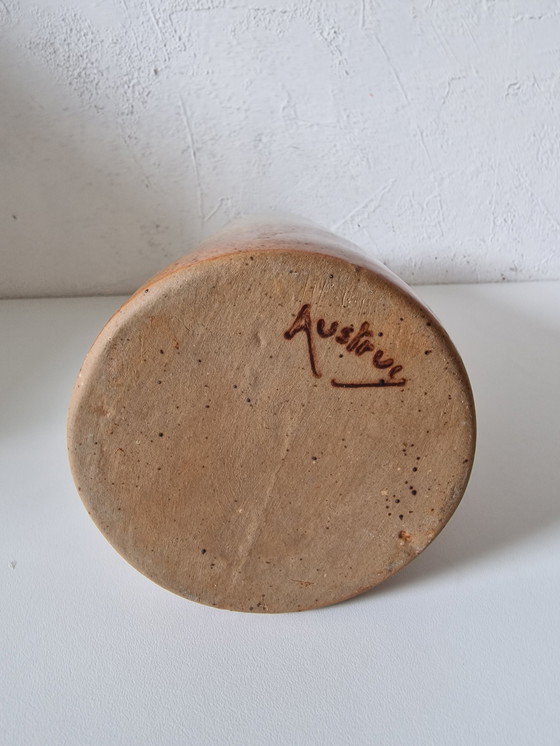 Image 1 of Jarrón de gres esmaltado Jean Austruy