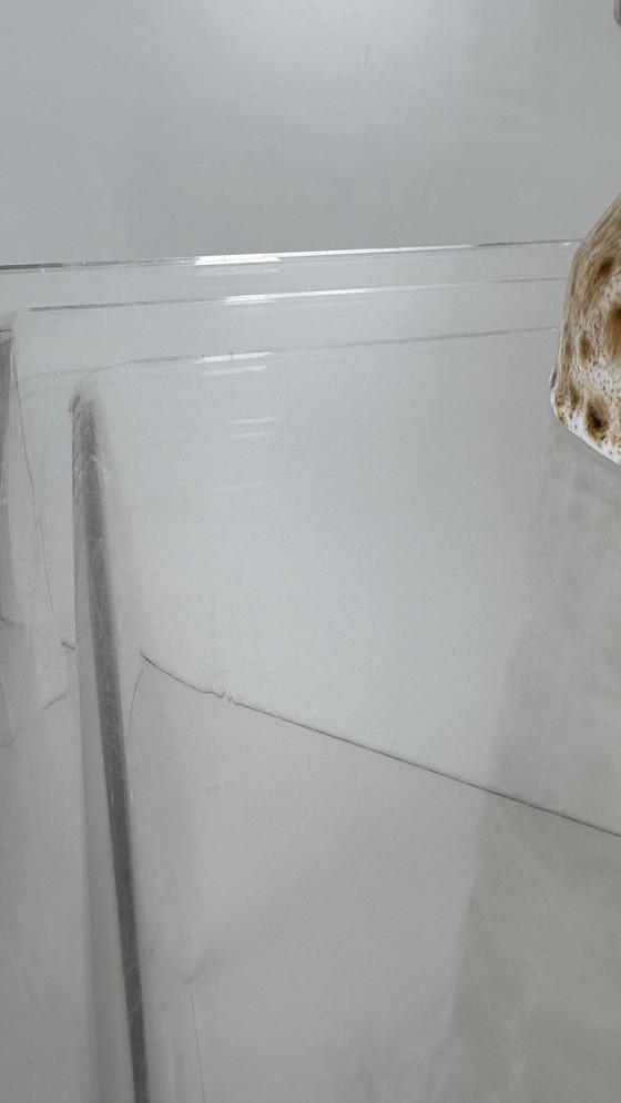 Image 1 of 3 x Vintage lucite perspex plexglass nesting tables mimi set