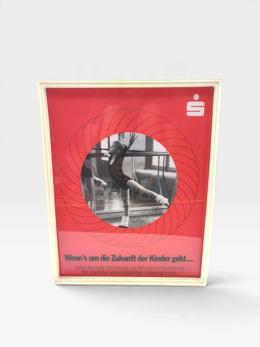 Insegna luminosa vintage / Sparkasse / Pubblicità