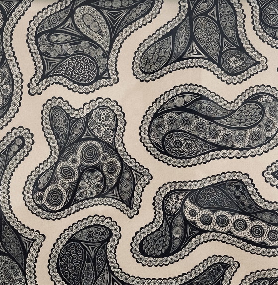 Image 1 of Nicole Vaysse - Art Brut - Inchiostro di china 1970 circa - incorniciato